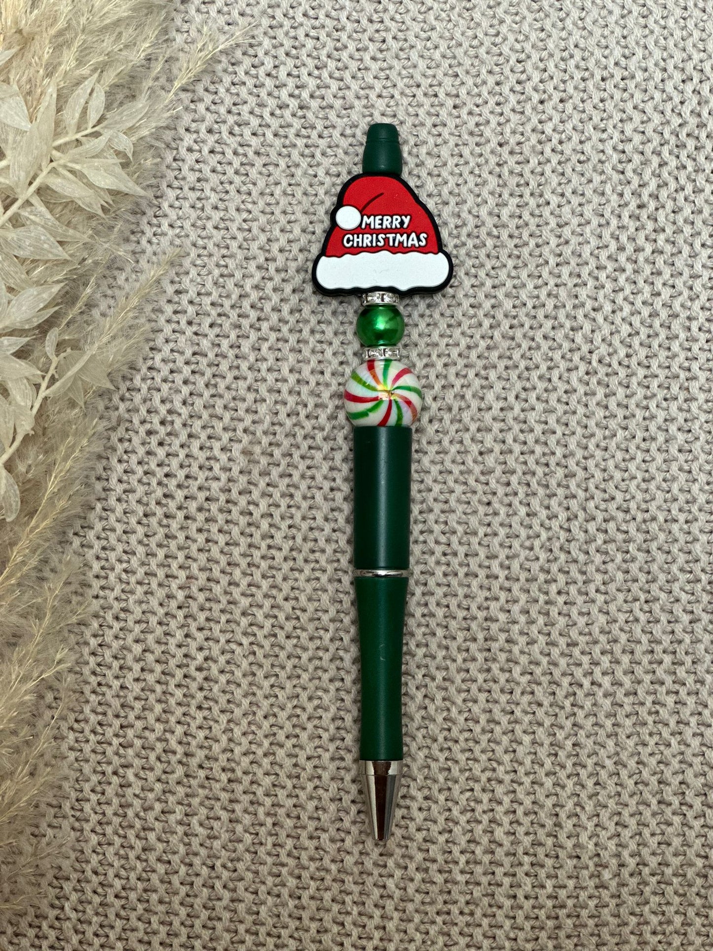 Kralenpen Kerstmuts